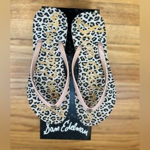 Sam Edelman Leopard Flip Flops in Women’s US 7.5 (NWT).